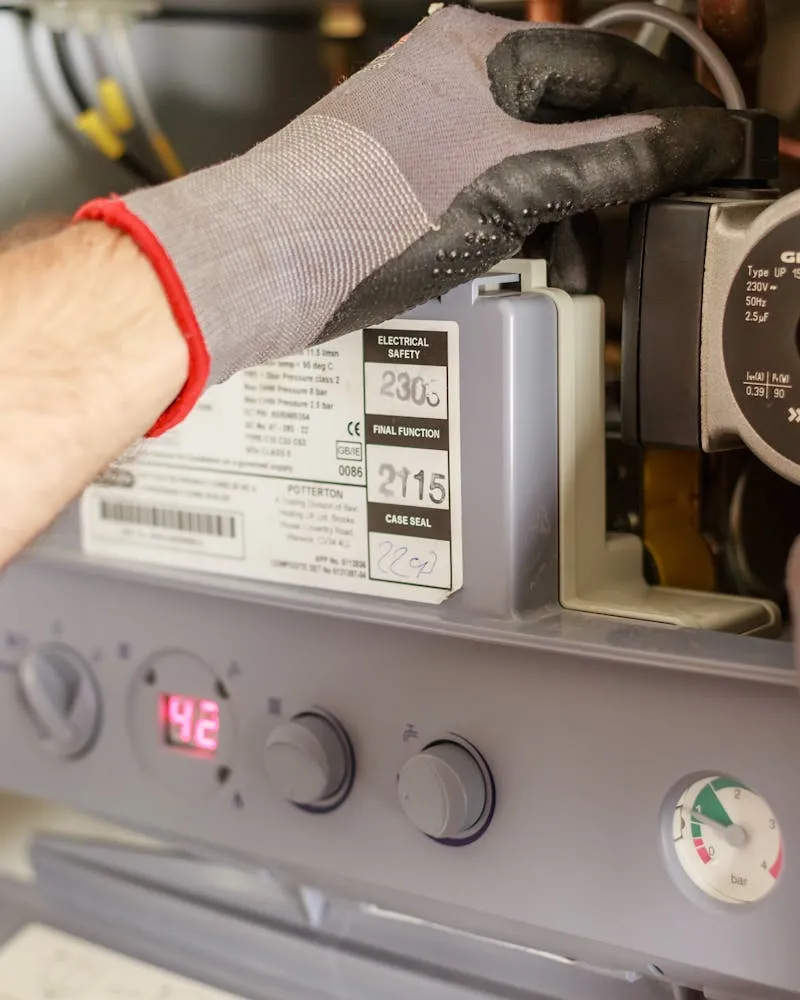 Lehi plumber working in a residential home